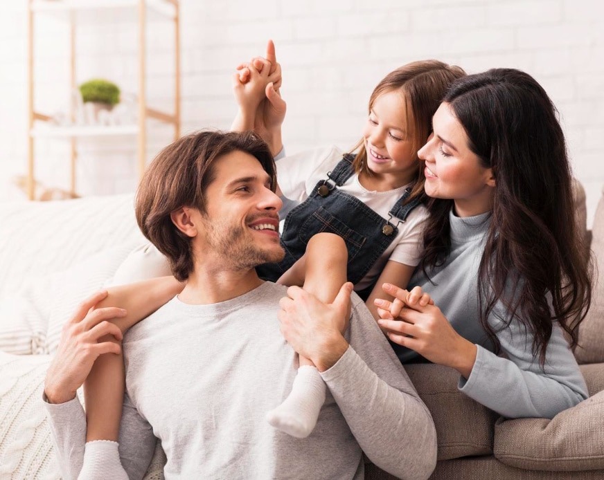 Person looking hopeful in nature